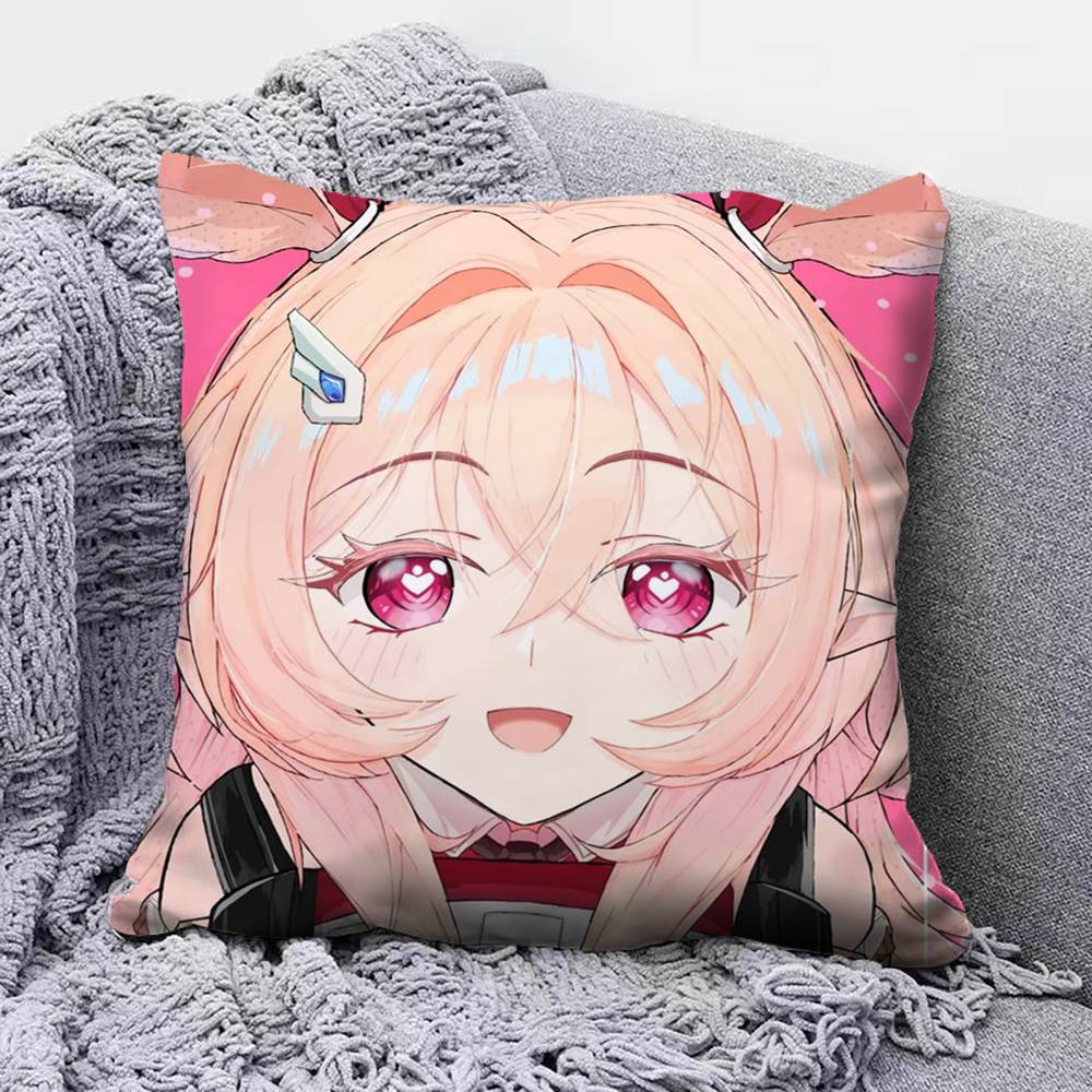 Linnea Cute Genshin Impact Home Sofa Cushion Covers and Aecorative Custom Pillow Covers