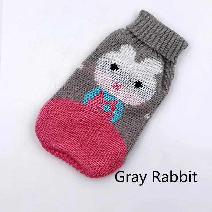 Winter Knitting Sweater For Small Medium Large Dogs, Dog Stripes Pullover Xmas Elk Big Dog Clothes Labrador Jumper Costume