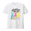 Chillin With My Peeps T-Shirt vintage gewaschen atmungsaktiv Unisex vielseitig leicht Herren Oberteil für den Alltag weich stilvoll