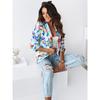 New Fashion Women's Printed Blazer, Casual Spring Outerwear, European American Style, Popular For Crossborder Women