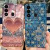 For Tecno Spark GO 2022 Case KG5 Soft Silicone Cute Cat Phone Cover For Tecno SparkGO 2022 6.52" Luxury Love Flower Cases Funda