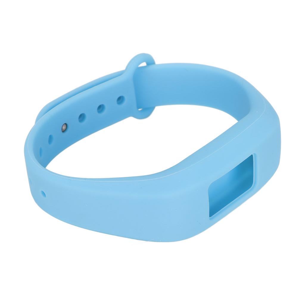 Silicone Watch Band Replacement Strap Adjustable Watch Wristband for Garmin Vivofit3Blue