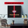 Fc Bayern Mnchen Customize Your Name Diamond Painting Round Diamond Diy Frameless Holiday Artwork Suitable For Home Office Wall Decoration