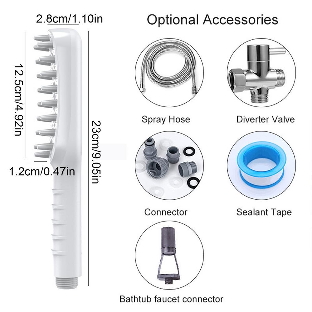 

Насадка для душа для собак Многофункциональный распылитель для массажа при купании собак Для помещений и улицы Насадка для душа для чистки домашних животных Для ванной, туалета, сада красный