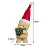 House Bear Crafts On Christmas Fine Workmanship Animal Ornaments For Decoration