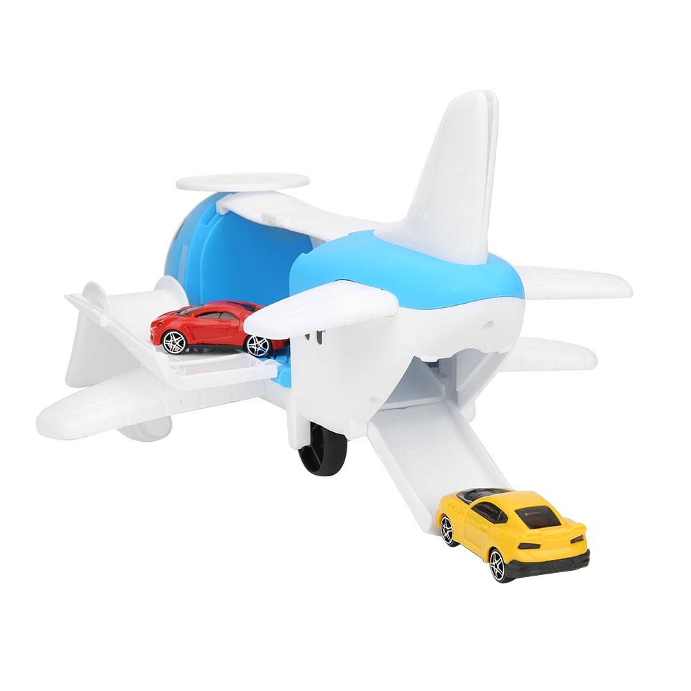 Airplane Model Car Toy Children Early Education DIY Assembly Storage Inertia Transport