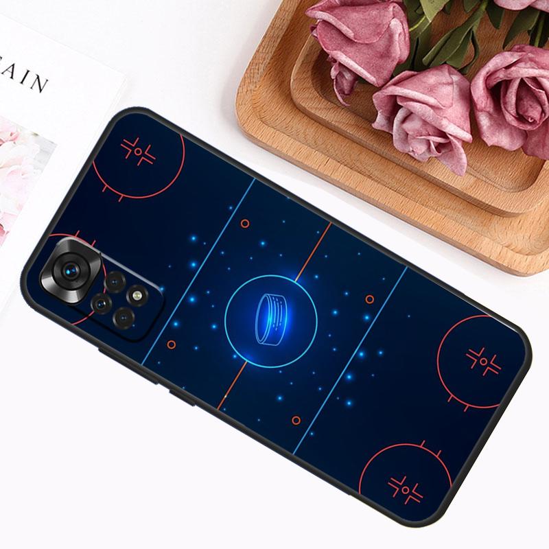 

Ice Hockey Rink Case For Xiaomi Redmi Note 14 13 12 11 9 10 Pro 9S 10S 11S 12S Redmi 14C 13C 12C 10C Cover Redmi 10