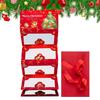 Christmas Money Holders For Cash DIY Festive 6-Slot Holiday Greeting Card Holiday New Year Cash Envelope For Adults Lovers