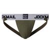 Jockstraps JOCKMAIL 1.97 Inch Wide Waistband Letter Print Low Waist Men's Thong Underwear Daily Casual Sports Sexy G-string Underpants