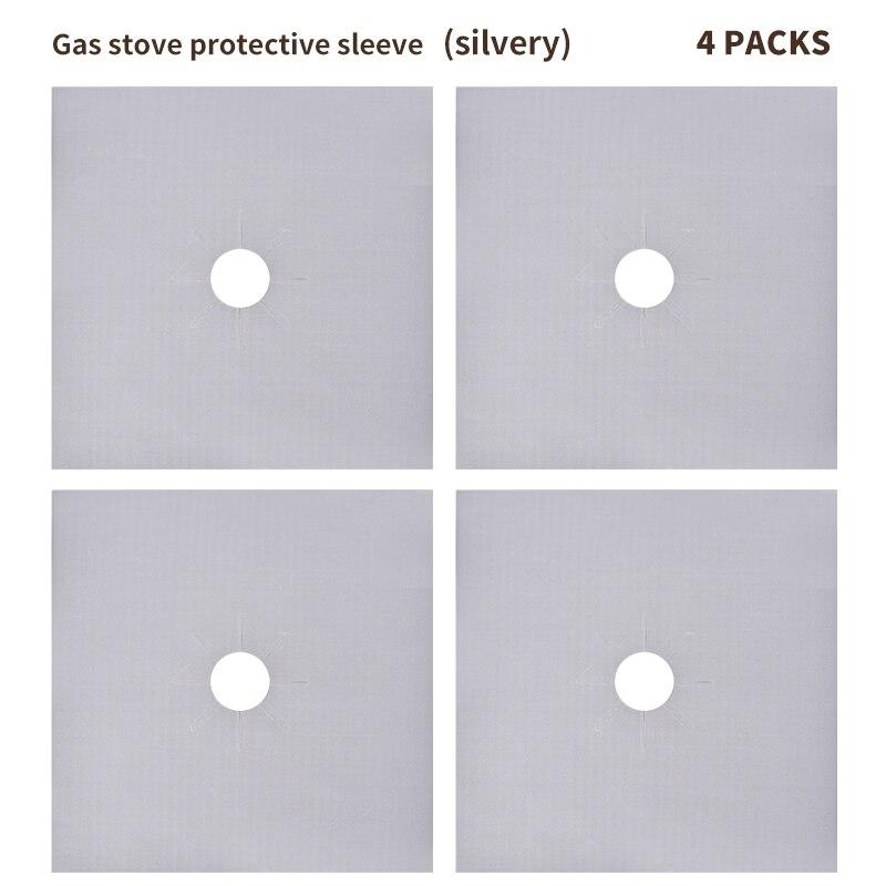 

Thickened 27cm Kitchen Gas Stove Protection Pad High Temperature Resistant Grease Cleaning Gadgets