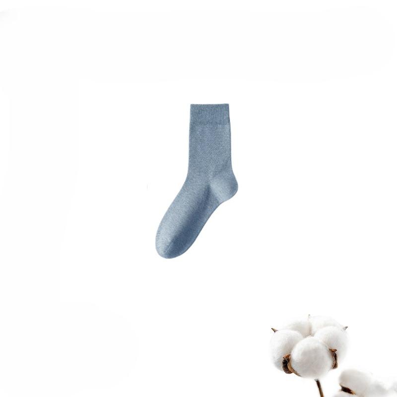 Summer Cotton Lightweight Socks - Breathable, Suitable for Sports, Mid-calf Length Socks, Prevent Odor, Anti-slip, Antibacterial