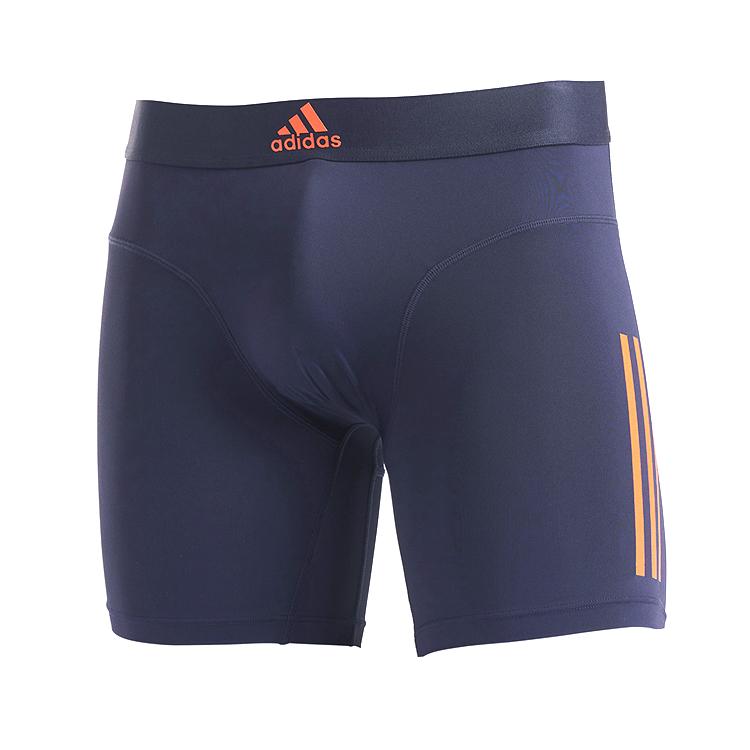 Adidas Logo Print Comfortable Stretch Breathable Boxer Briefs Men Underwear Gray Purple 4A5M03-804