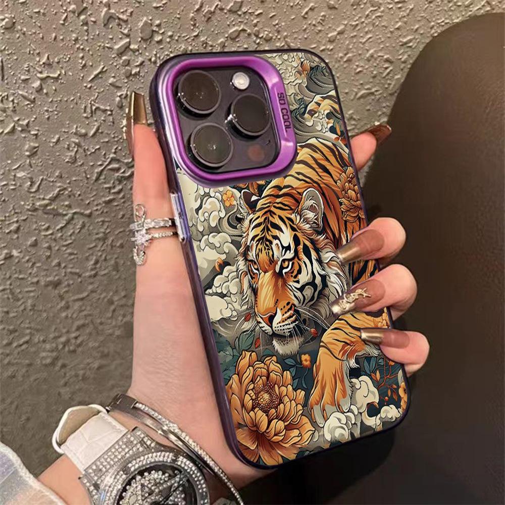 Superior Tiger Pattern Printing Phone Case For iPhone 15 Cases iPhone 11 12 13 14 15 16 Pro Max XS X XR Plus Shockproof Cover