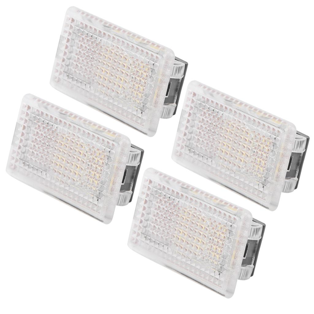 4 Stück Auto Fußraumleuchte Ultra Helle Atmosphärenlampe Ersatz für Tesla Model 3 2018‑2021Weiß