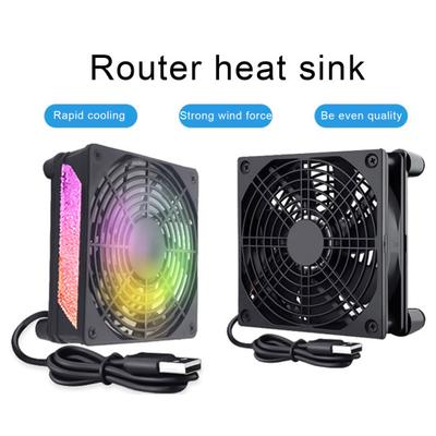 USB-Computer-Lüfter, Mini-Einzel-/Doppellüfter, 1800 U/min, stumme Wärmeableitung, Computer-CPU-Kühlerlüfter, Computerzubehör für Android TV-Box, Router