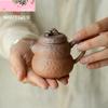 Old Rock Mud Handmade Teapot Tea Pot Puer Tea Kettle Chinese Yixing Tea Pots Ceramics Tea Maker 100ml Tea Tool Yunnan Pu'er Tea