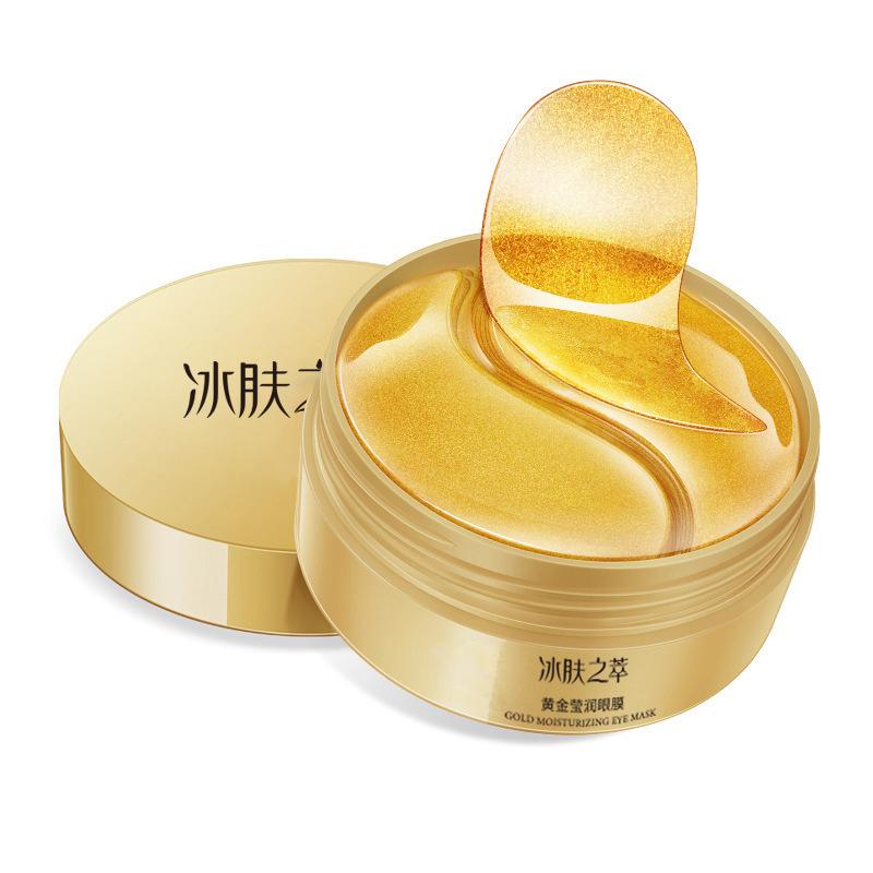 Gold Glittering Moisturizing Eye Mask Moisturizing Fade Eye Lines Fine Lines Dark Circles Moisturizing Eye Patch