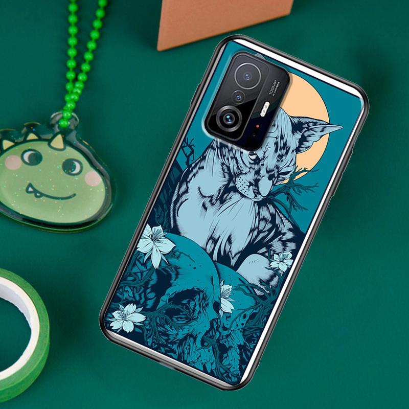 Sphinx Cat Printing Drawing Case For POCO F5 X5 X3 Pro X4 F4 GT F3 M5s C40 Cover For Xiaomi 13 12 Lite 11T 12T Pro 12X