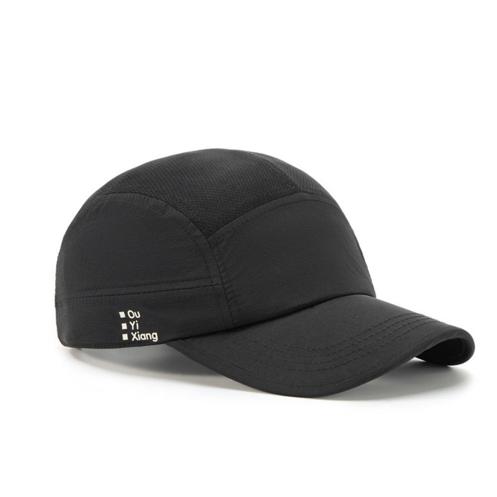 Quick Drying Peaked Caps Mesh Baseball Hats Simple Sun Hat  Outdoor Camping Running