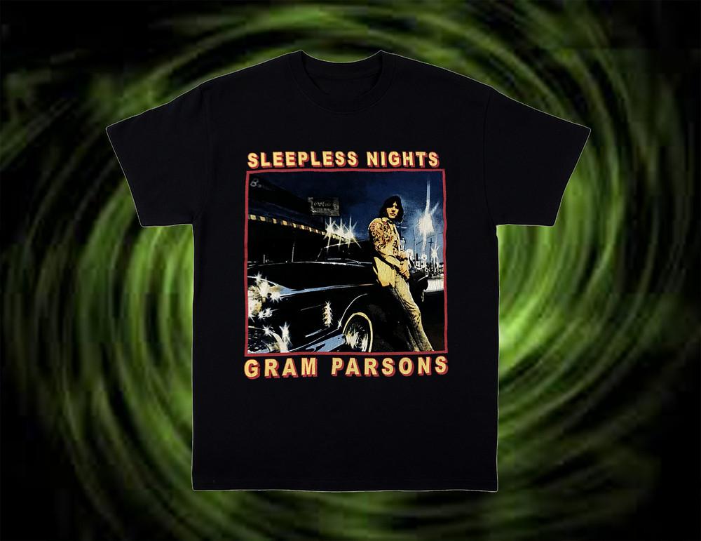 Singer GRAM PARSONS Concert Band black s-4xl cg481 Unisex T-Shirt