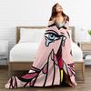 Roy Lichtenstein Pop Art Blanket Soft Warm Funny Plush Throw Blanket For Couch Bed Camping Flannel Bedspread Bed Cover