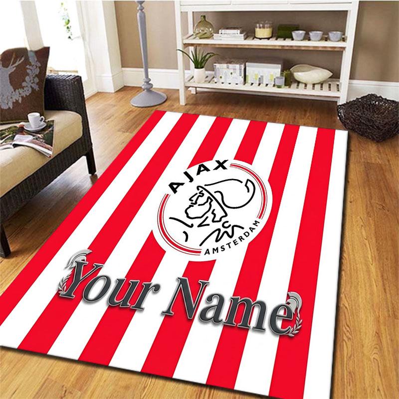 AFC Ajax Custom Name Carpet Rug for Living Room Bedroom Home Sofa Decoration,Kids Play Non-slip Floor Mat