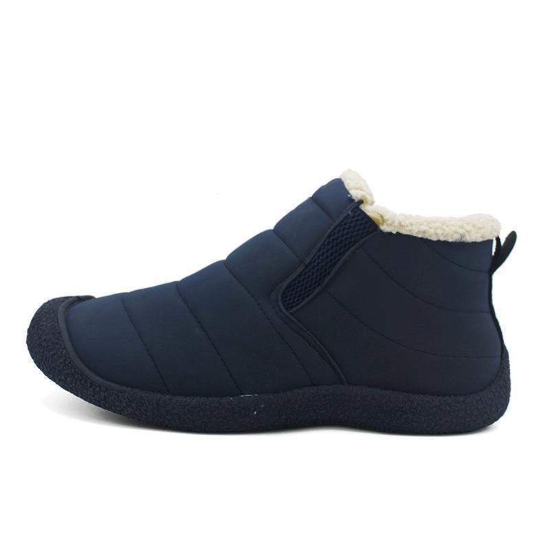 

Men s High Top Winter Snow Boots, Thick Velvet, Size 45-46, Large Cotton, Warm Couple Shoes 40