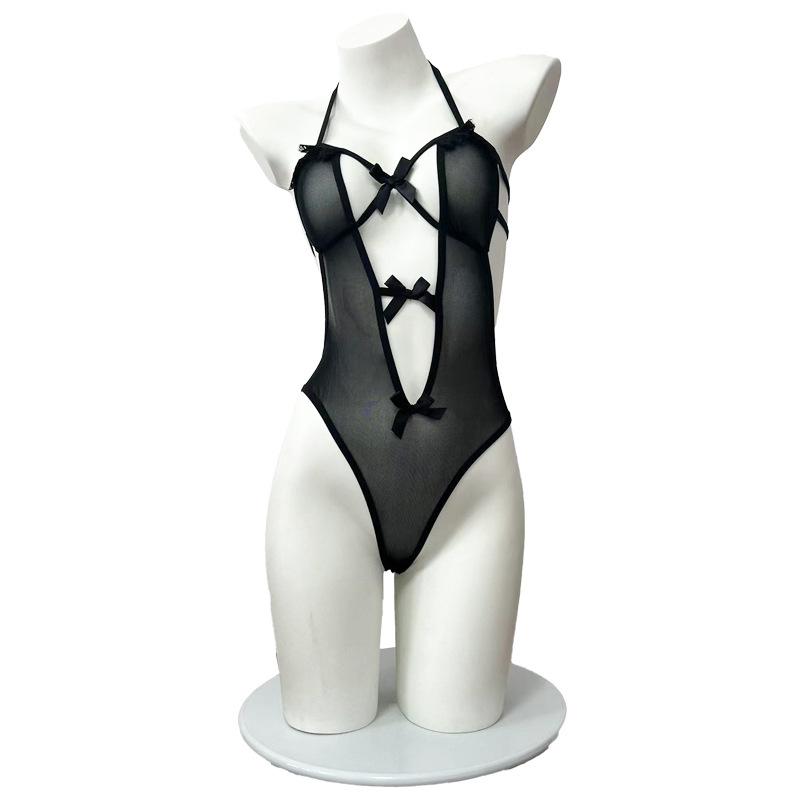 Sex lingerie dead tank water sexy cross hollow chest strap onesie bed passion free suit