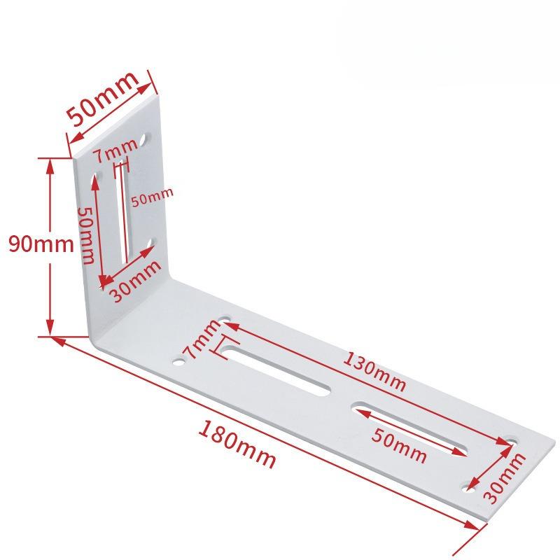 1Pc Adjustable L-Shape Corner Brace with Screws - Slotted Joint Right Angle Bracket for Furniture Wood Shelves Cabinet
