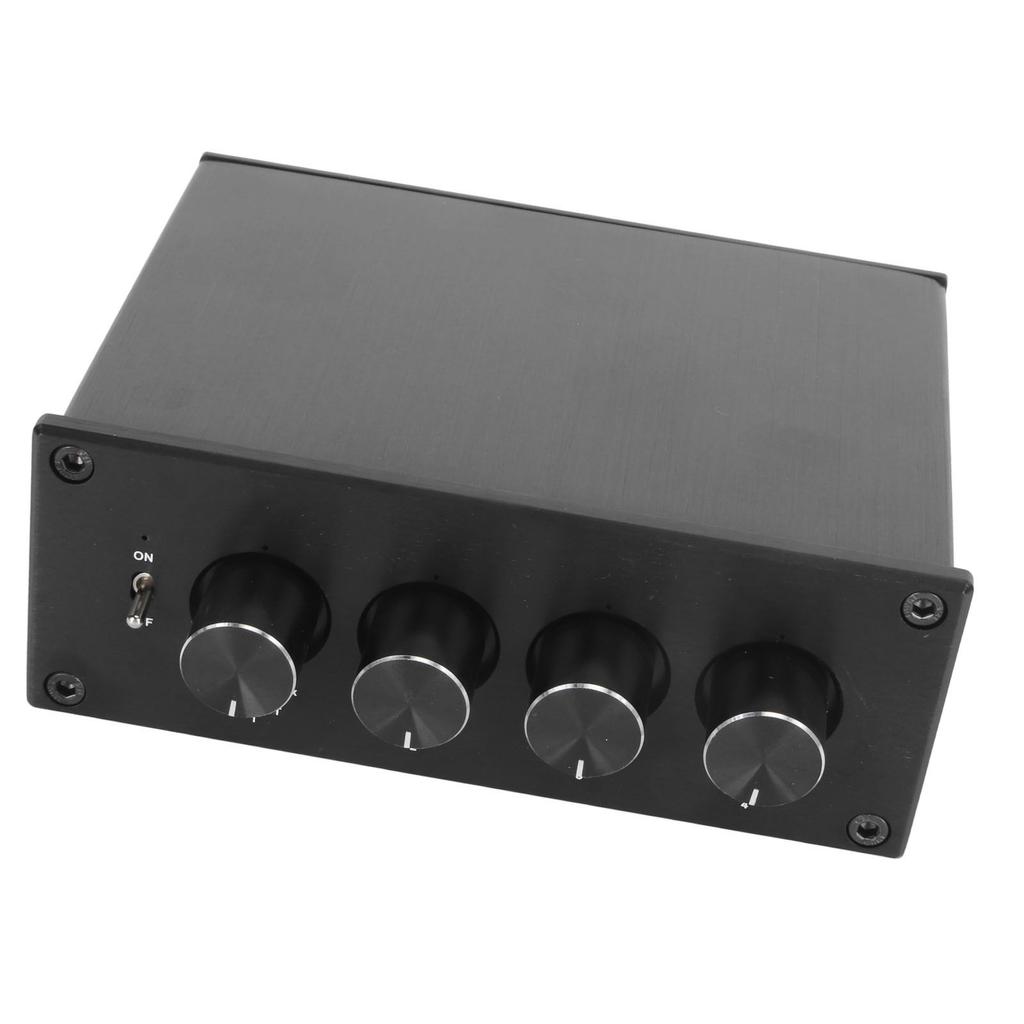Stereo Splitter Box 1 In 4 Out Low Distortion Sound Signal Splitter for Headphone Amplifier