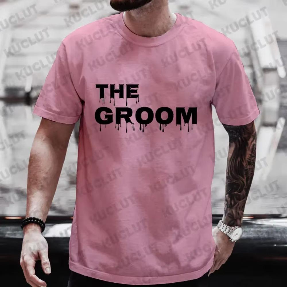 Groom Squad Best Man T Shirt Team Future Groom Tees Single Farewell Bachelor Stag Party Tshirt Engaged Wedding Graphic EVG Tops