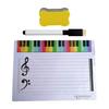 Foldable Music Education Whiteboard With Staff Lines Waterproof PVC Materials For Outdoor Classroom Instrument Training