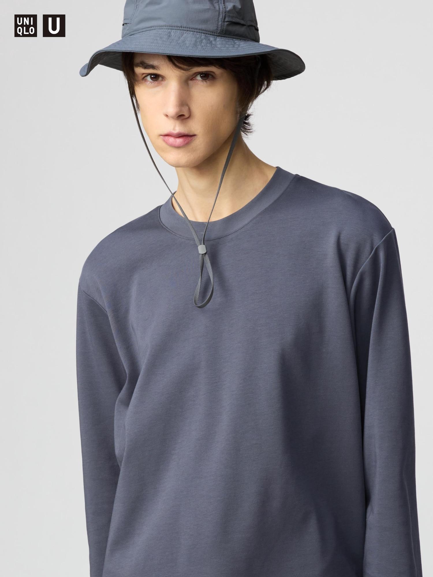 

Uniqlo Japan Air Rhythm Cotton Crewneck Tee 06 GRAY/4XL