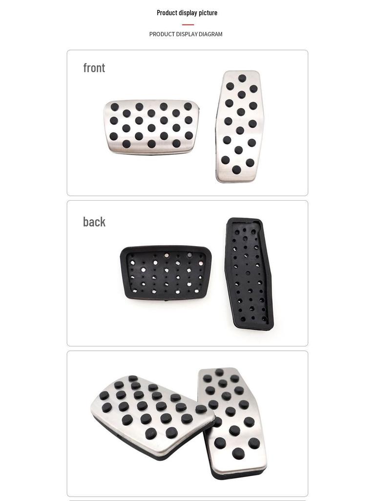 Chevrolet Anti-Slip Accelerator & Brake Pedal Covers