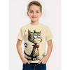 Boys' Short Sleeved T-shirt Summer New 3D Printed Children's Clothing T-shirt