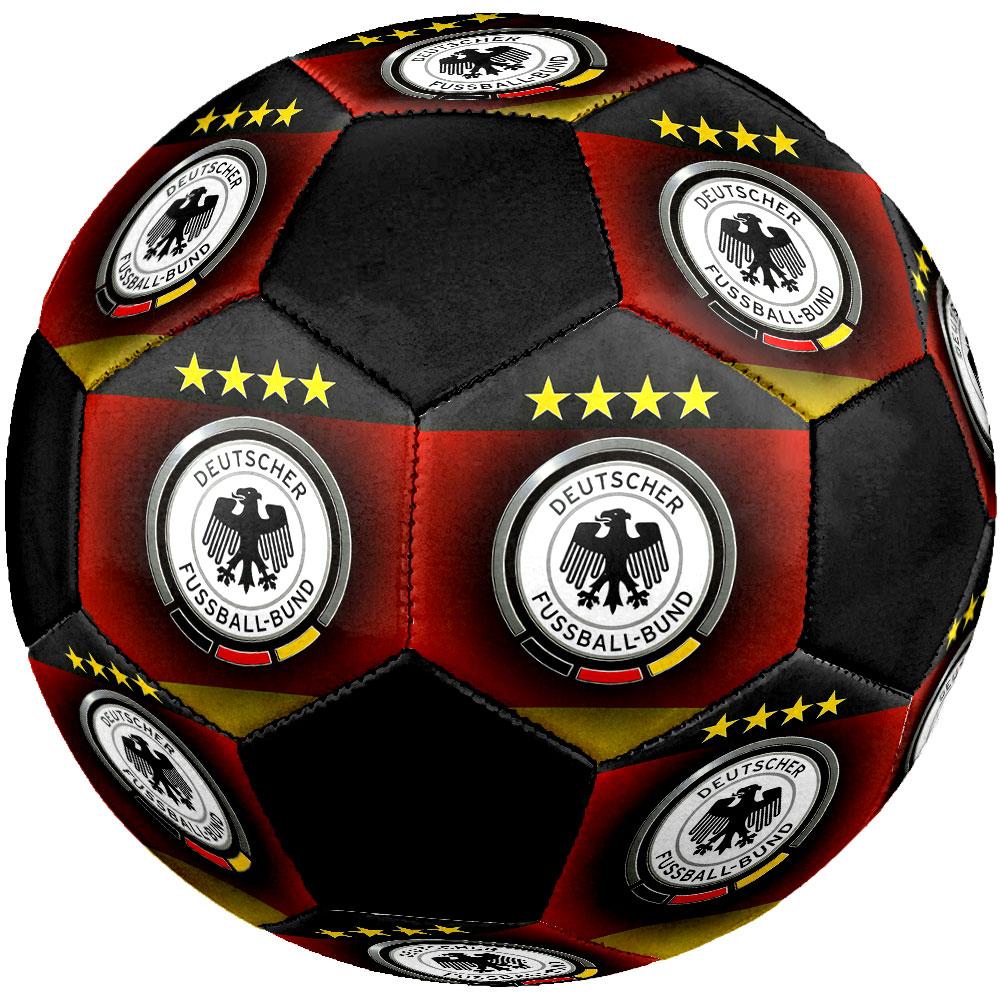 Germany national football logo Size 5 Soccer Ball, Machine-Stitched PVC, Durable & High Bounce, All Ages Fit, fan merchandise, matches & outdoor use.