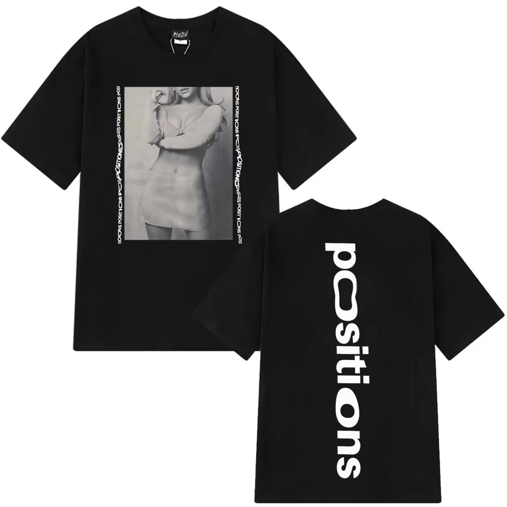 2026 SpringSummer Ariana Grande Positions Album Pattern Mens and Womens FashionAesthetic TShirts S