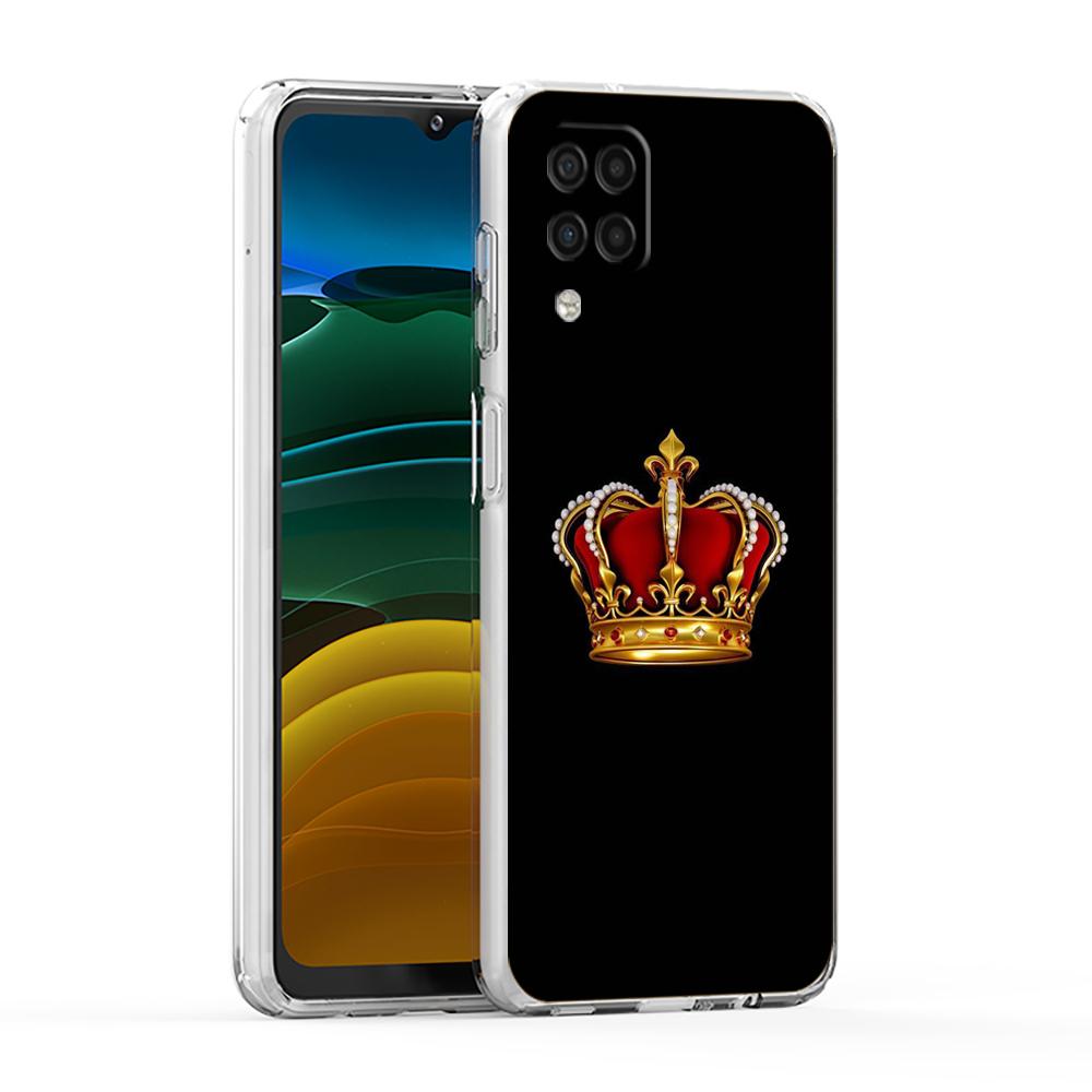 Diamond Crown Case for Samsung Galaxy A13 A22 A32 A52 A72 A51 A71 A11 A31 A41 A33 A53 A73 5G Transparent Silicone Shell Capa Bag