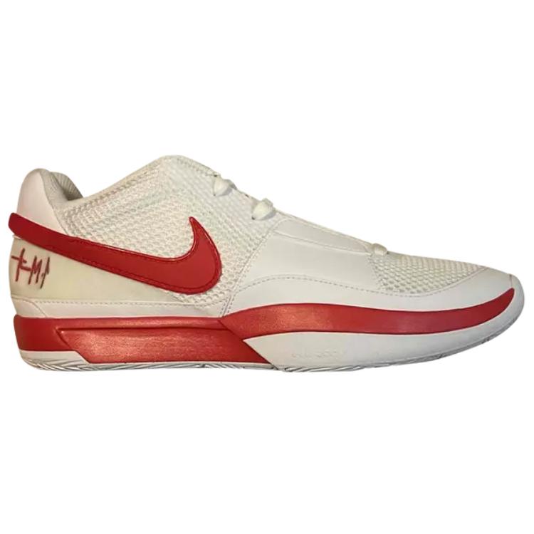 Nike Ja 1 TB Promo Bílé Univerzitní Červené Pánské Tenisky HJ7386-101