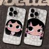 Kawaii Pajama Girl Pattern Phone Case For iPhone 17 16 15 14 13 12 11 Pro Max XR XS MAX 7 8 PLUS MINI Y2K Transparent Cover