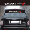 Car Front Rear Windshield Decoration Sticker For Peugeot 208 3008 308 2008 207 107 508 607 106 406 407 307 206 301 408 5008 4008 6RQ