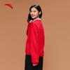 ANTA Good Things Happen Plus Velvet Crewneck Sweatshirt