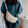 Nylon Messenger Bag Women's Trendy Dumpling Bags Lightweight Small Shoulder Bag Armpit Bag Simple Shoulder Canvas Bags