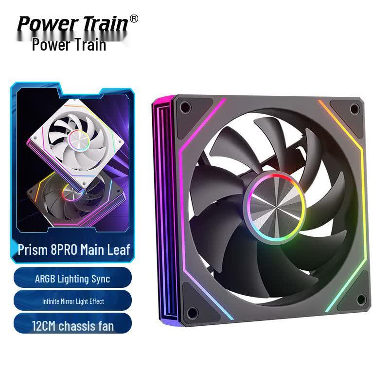 PowerTrain Prism PRO 120mm ARGB PC Case Fan 120mm