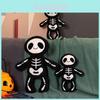 Funny Halloween Skull Bob Plush Toy For Boys Cute Doll Gift Birthday Present
