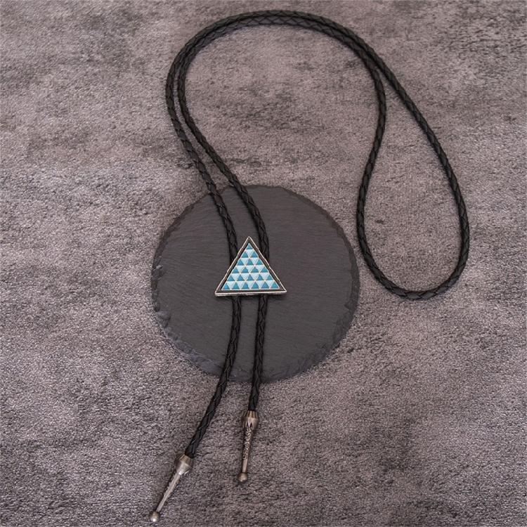 Country Embossed Bolo Tie Unisex Shirt Neck Tie Adult Rodeos Rope Tie Necklace