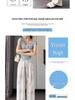 Ice Silk Tie-Dye Wide-Leg Plus-Size Women's Pants - Cool, Casual Summer Wear