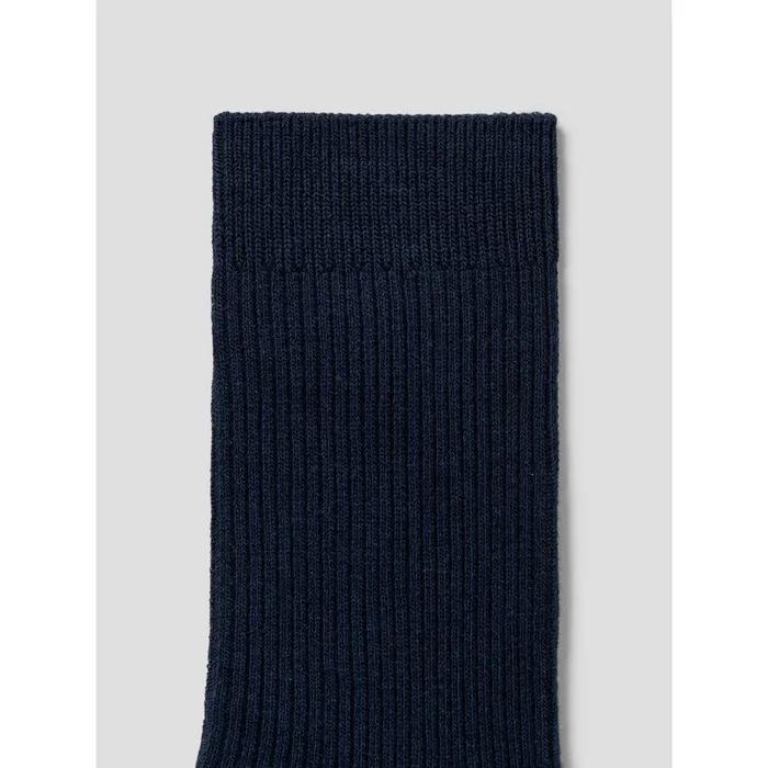 [8 Seconds] BASIC Ribbed Socks Navy (4567KTAMBR)