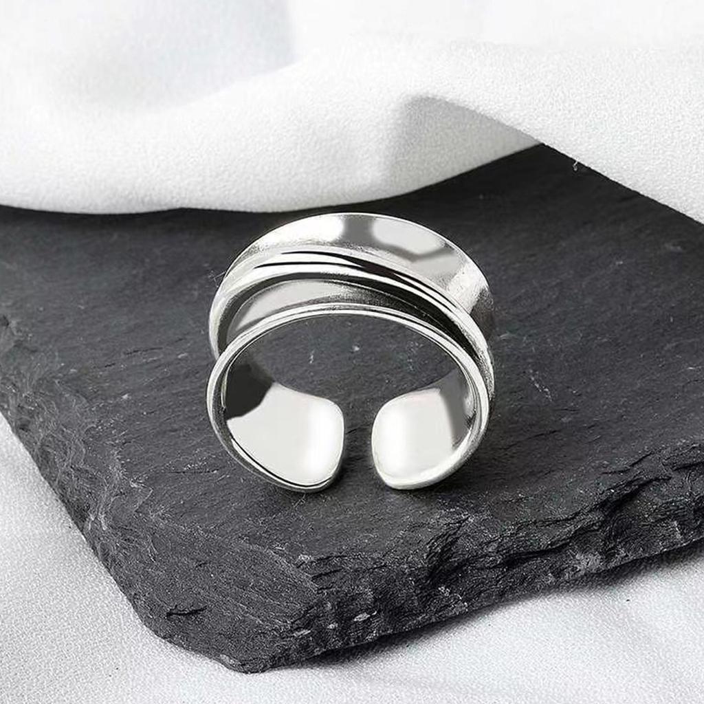 Vintage Wide Face Ring Ladies Stress Relief Ring Ladies Ring