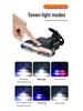 Tricolor USB & Solar Charging Bicycle Taillight: High-Brightness COB Flash for Night Riding Safety